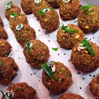 Kabuli Chickpea Falafels